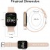 Smart Watch, 1.69'' Smartwatch for Android Phones and iOS Phones Compatible with iPhone Samsung, IP68 Waterproof Fitness Tracker with Heart Rate and Sleep Monitor Smart Watches for Men Women
